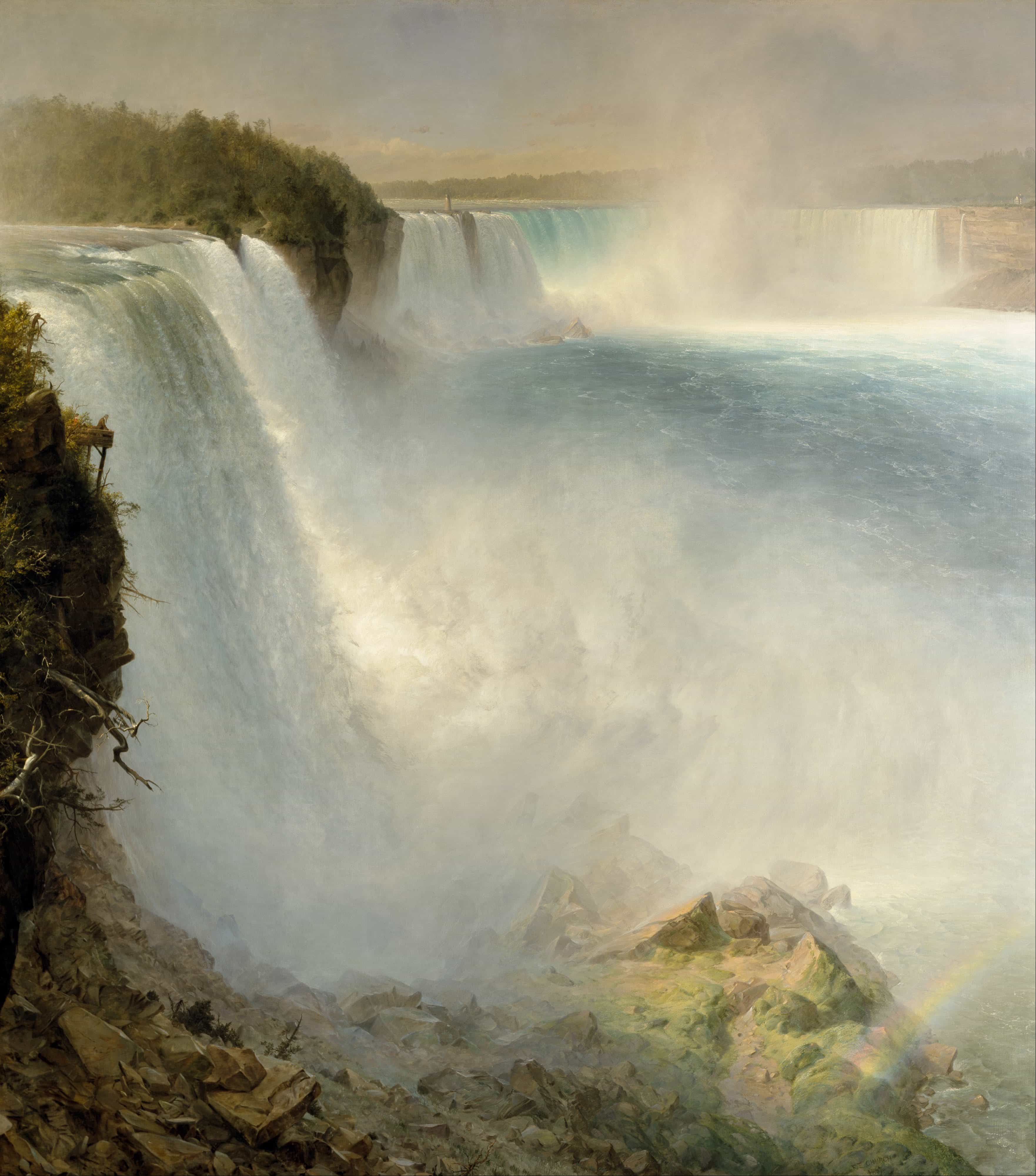 《ナイアガラの滝》 フレデリック・チャーチ  1867年